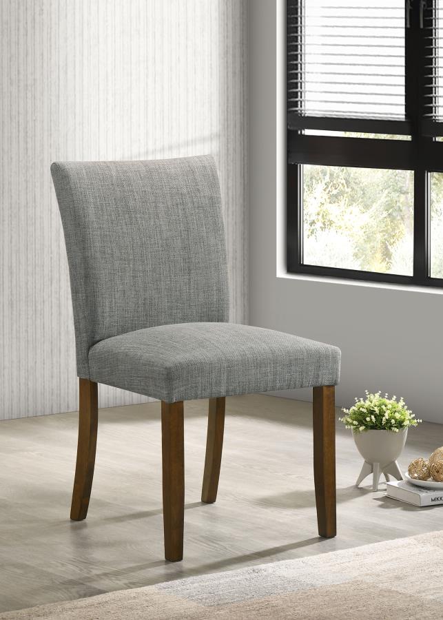 Cantley Upholstered Dining Side Chair Grey (Set of 2) - 106379