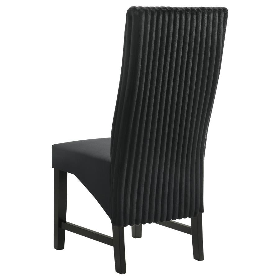 Barrand Upholstered Dining Side Chair Black (Set of 2) - 106387