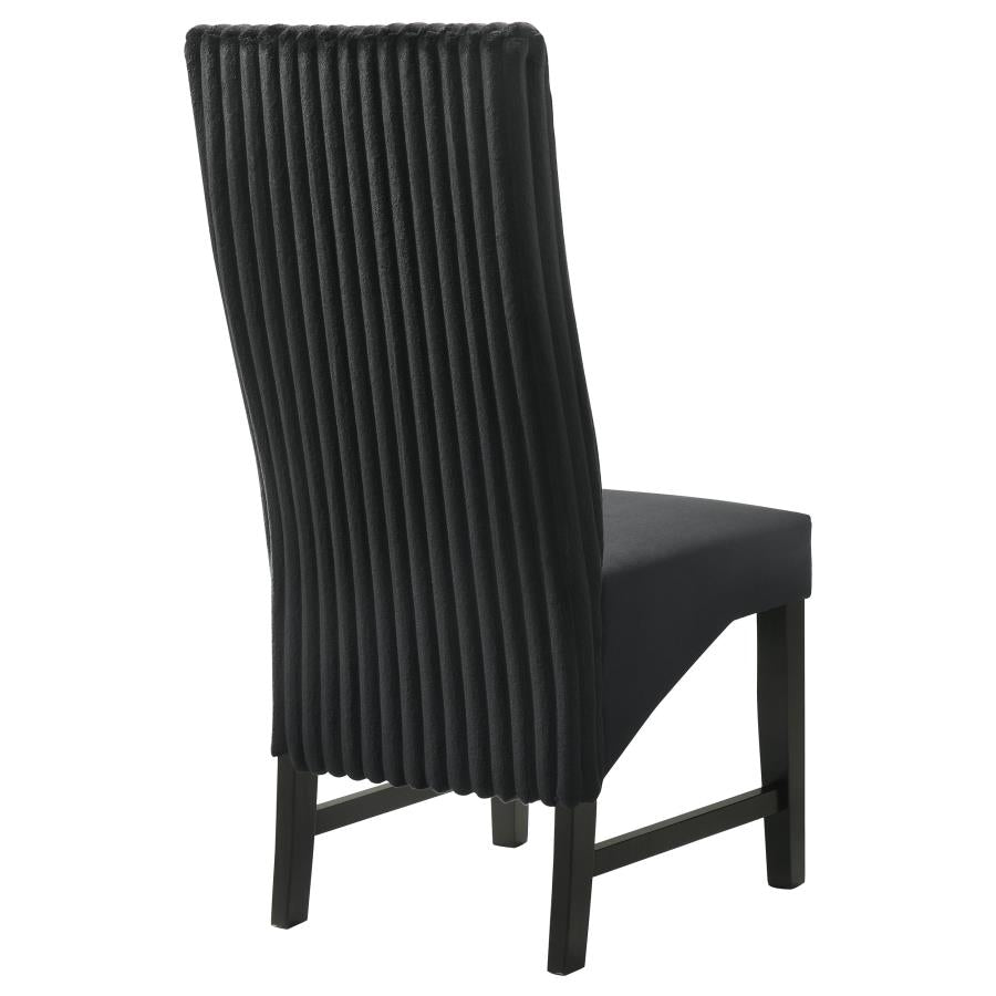 Barrand Upholstered Dining Side Chair Black (Set of 2) - 106387