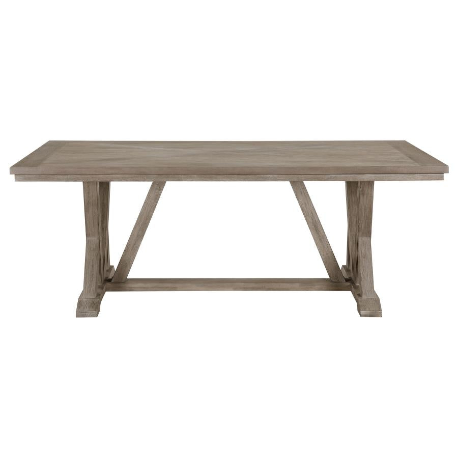 Cornelia Rectangular 82-inch Dining Table Coastal Grey - 107441