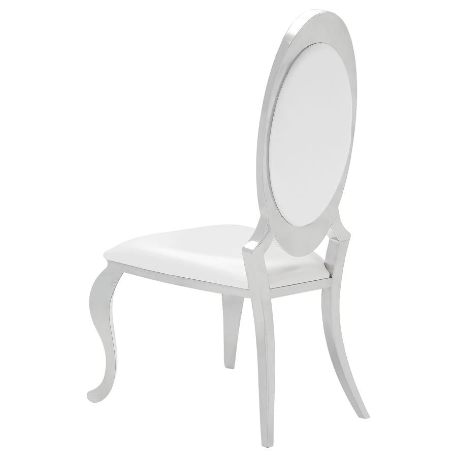 Anchorage Upholstered Dining Chair Cream White (Set of 2) - 107872N