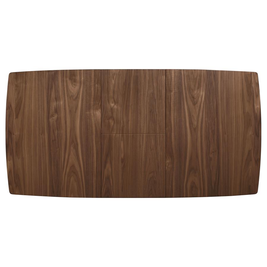 Alfredo 5-piece Butterfly Leaf Dining Set Natural Walnut - 108080-S5
