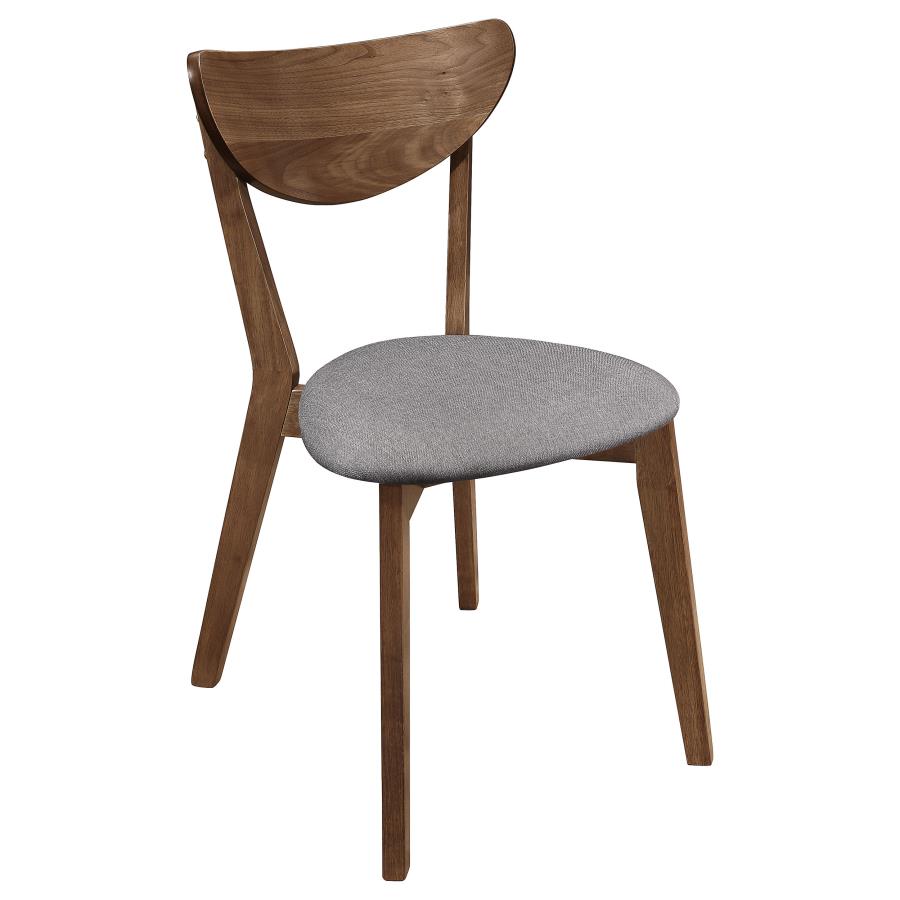 Alfredo 5-piece Butterfly Leaf Dining Set Natural Walnut - 108080-S5