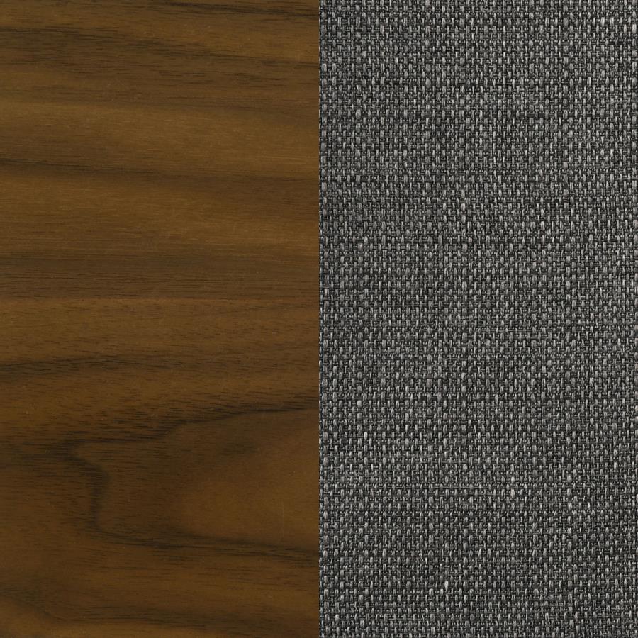 Alfredo Dining Side Chair Grey and Natural Walnut (Set of 2) - 108082