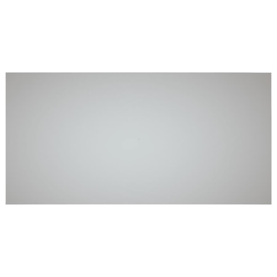 Emery 76-inch Rectangular Mirrored Dining Table Silver - 108091