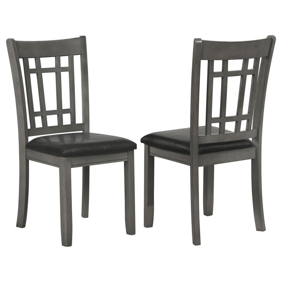 Lavon Wood Dining Side Chair Medium Grey (Set of 2) - 108212