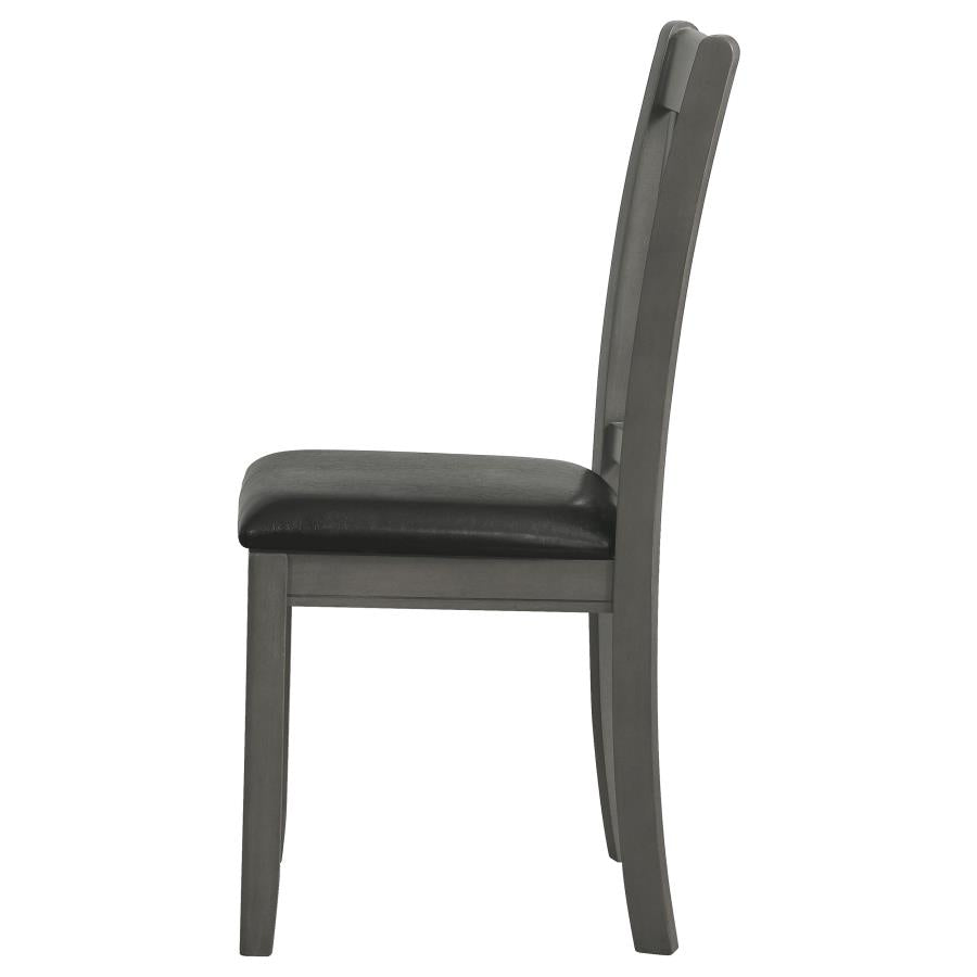 Lavon Wood Dining Side Chair Medium Grey (Set of 2) - 108212