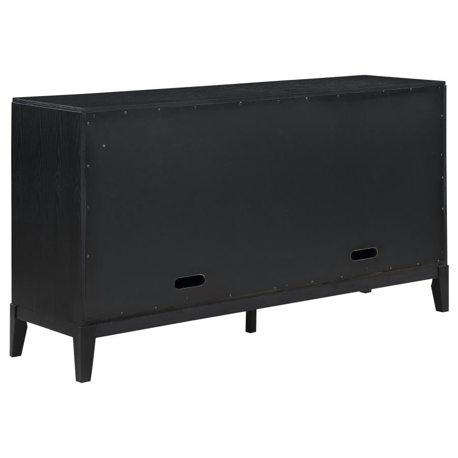 Brookmead 4-door Sideboard Buffet Storage Cabinet Black - 108235