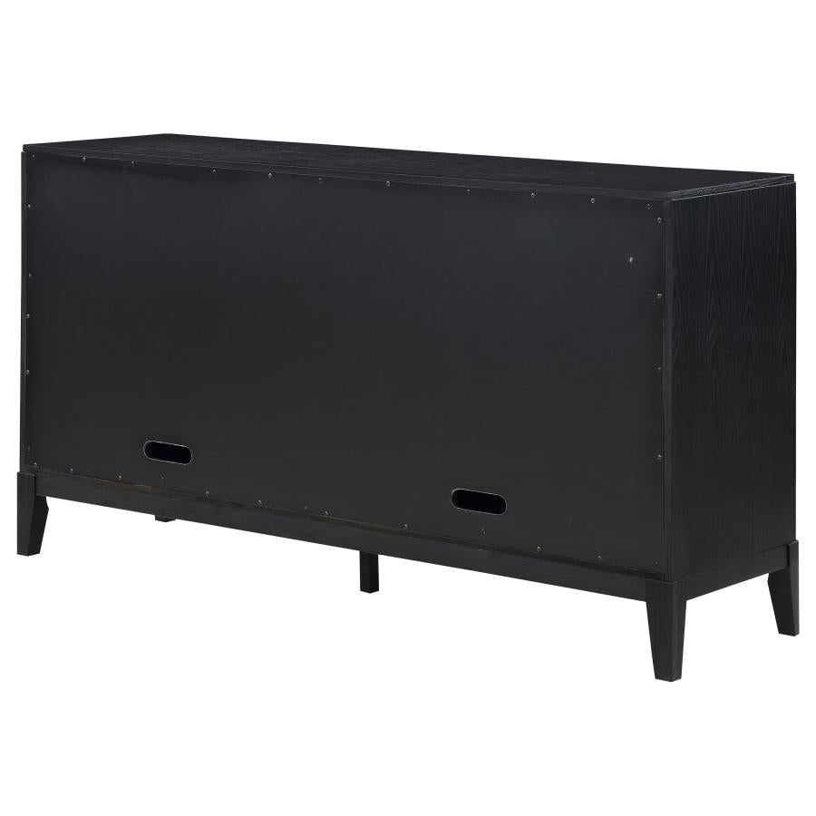 Brookmead 4-door Sideboard Buffet Storage Cabinet Black - 108235
