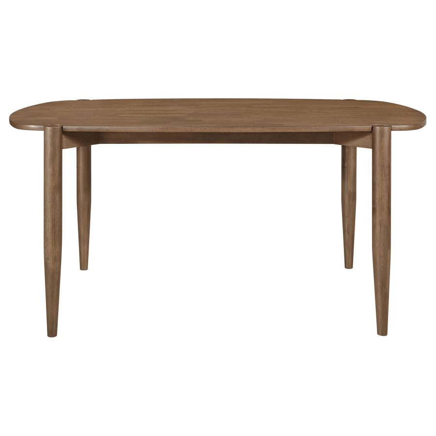 Dortch 5-piece Oval Solid Wood Dining Set Walnut - 108461-S5
