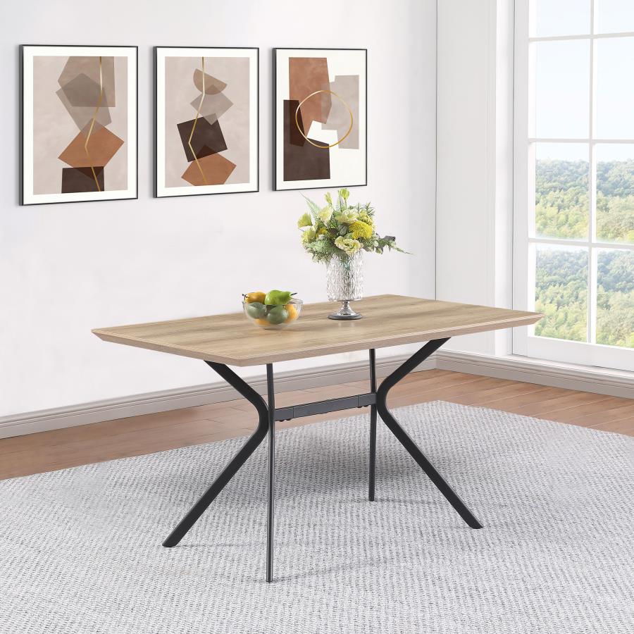 Edgecreek 53-inch Composite Wood Dining Table Light Brown - 108481