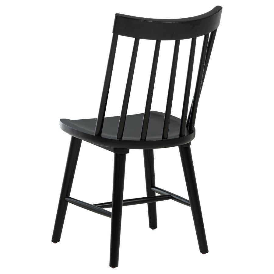 Middleton 6-piece Extension Leaf Dining Set Brown and Black - 108540-S6B