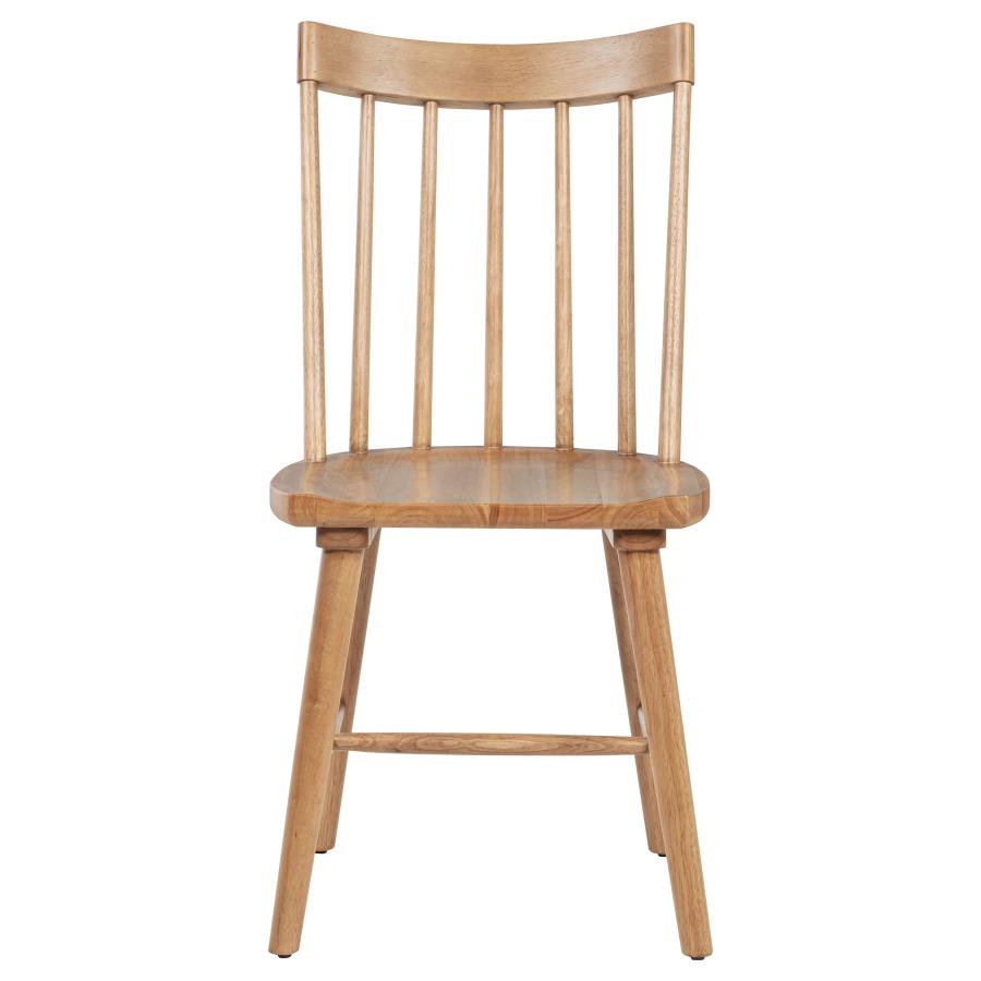 Middleton Solid Wood Dining Side Chair Brown (Set of 2) - 108546NAT
