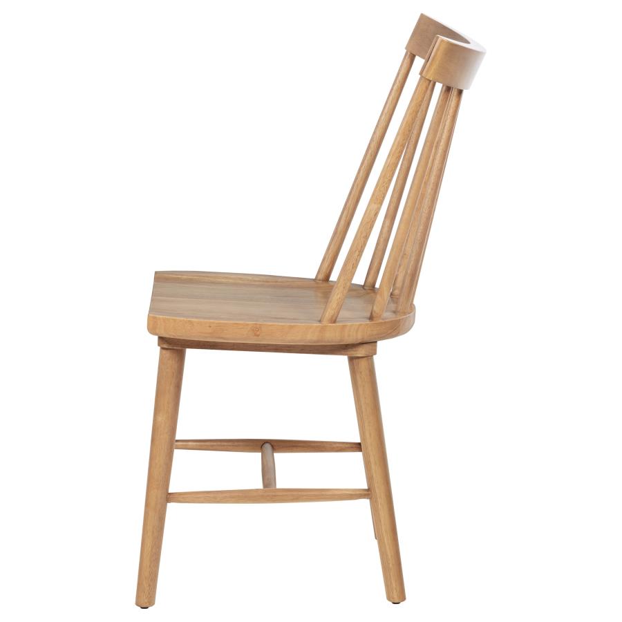 Middleton Solid Wood Dining Side Chair Brown (Set of 2) - 108546NAT