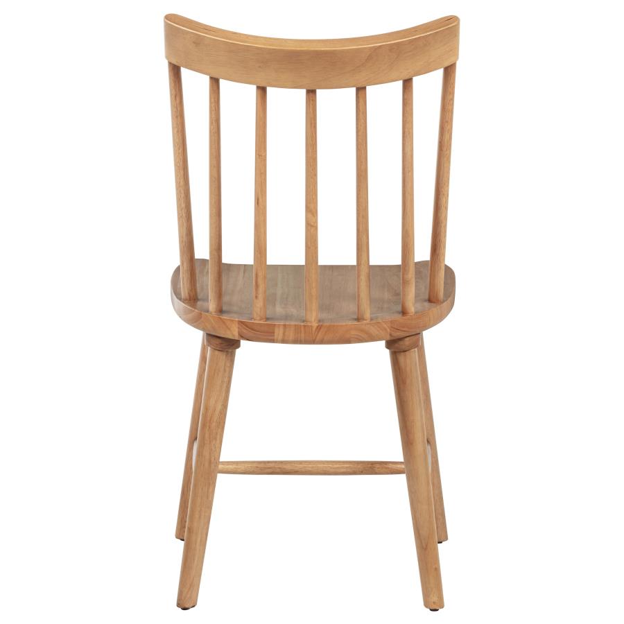 Middleton Solid Wood Dining Side Chair Brown (Set of 2) - 108546NAT