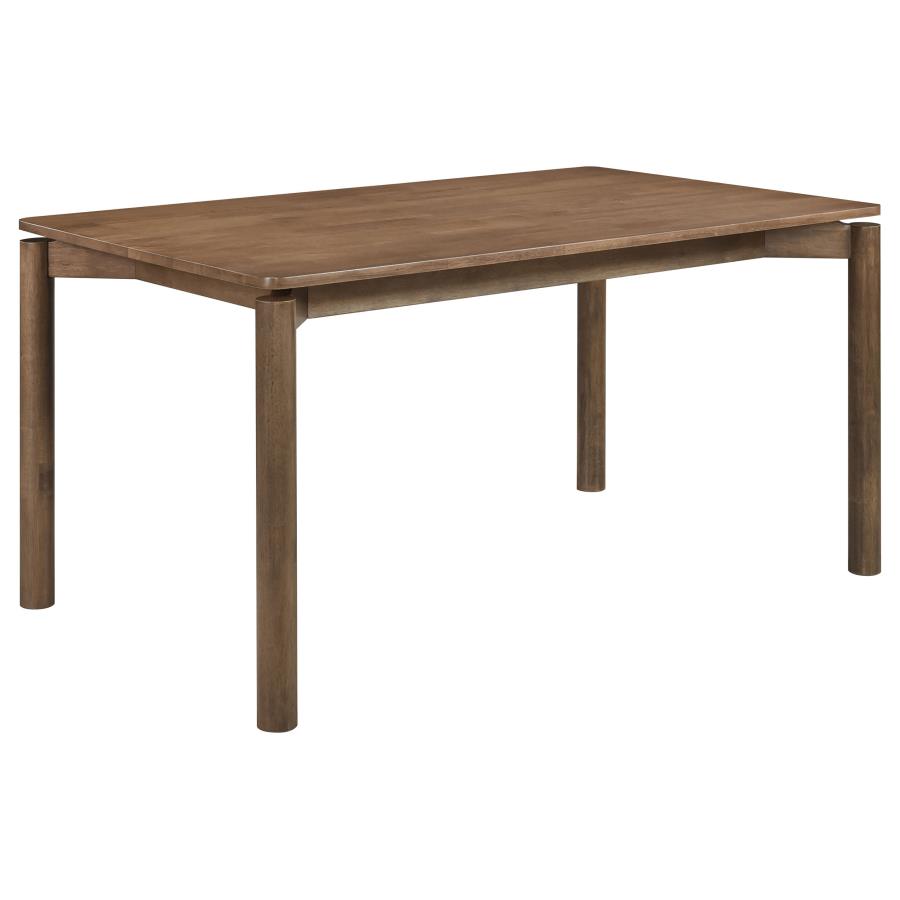 Parkridge 5-piece 59-inch Wood Dining Set Natural Walnut - 108561-S5