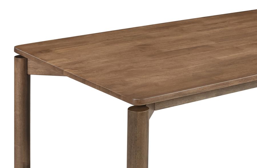Parkridge 5-piece 59-inch Wood Dining Set Natural Walnut - 108561-S5