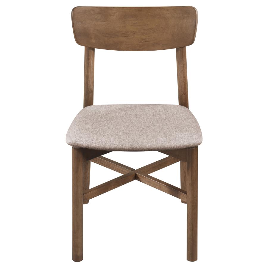 Parkridge Dining Side Chair Natural Walnut (Set of 2) - 108562