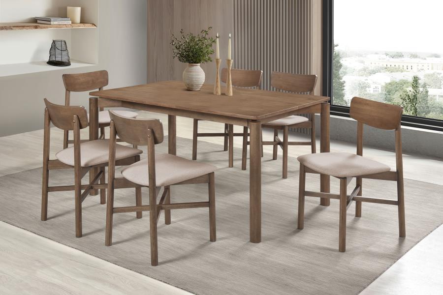 Parkridge Dining Side Chair Natural Walnut (Set of 2) - 108562