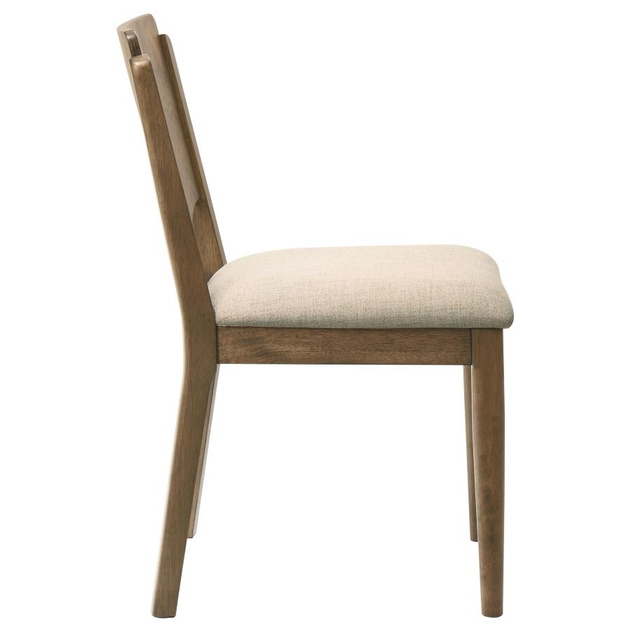 Crestmore Dining Chair Upholstered Seat Walnut (Set of 2) - 108572