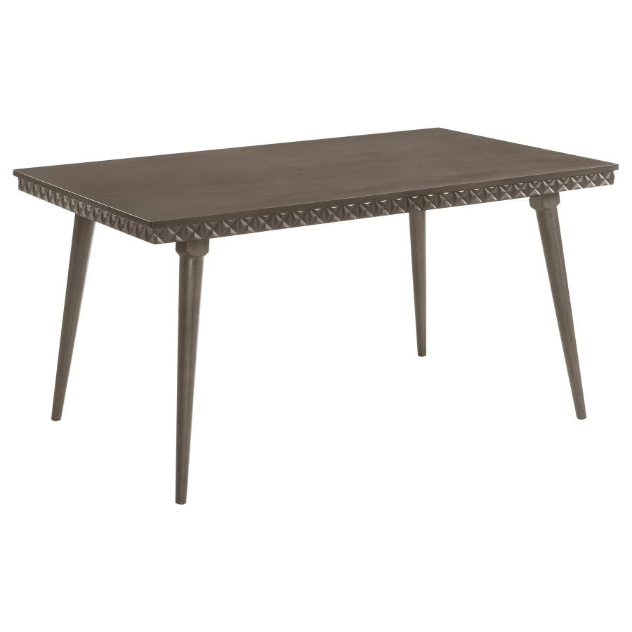 Onslow 5-piece 59-inch Rectangular Dining Set Dark Brown - 108621-S5