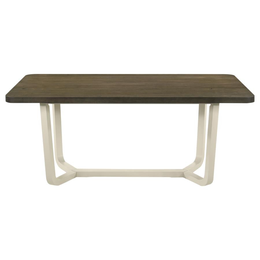 Biloxi 7-piece 71-inch Rectangular Dining Set Greyish Brown - 108681-S7