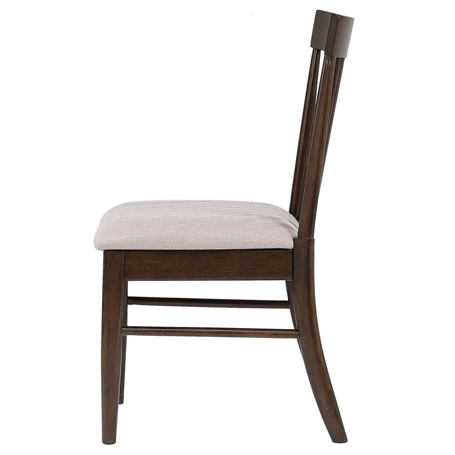 Everton Wood Dining Side Chair Dark Walnut (Set of 2) - 108892