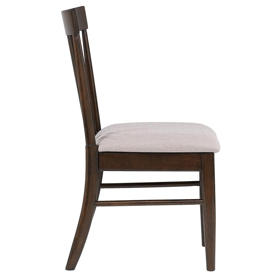 Everton Wood Dining Side Chair Dark Walnut (Set of 2) - 108892