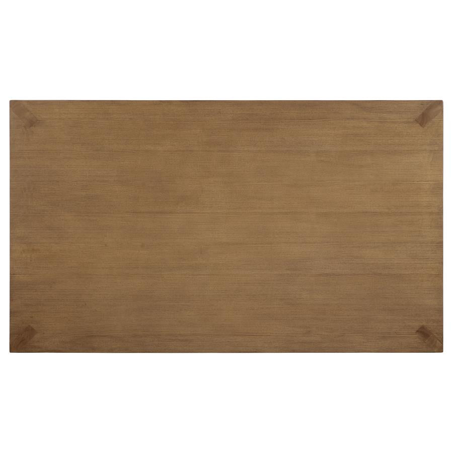 Bruner 7-piece 72-inch Rectangular Dining Set Natural Brown - 109101-S7