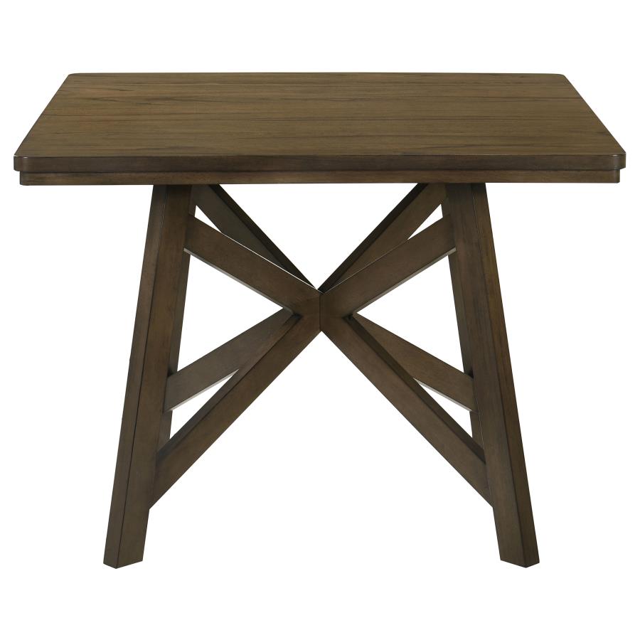 Canfield 5-piece 47-inch Counter Height Dining Set Brown - 109178-S5