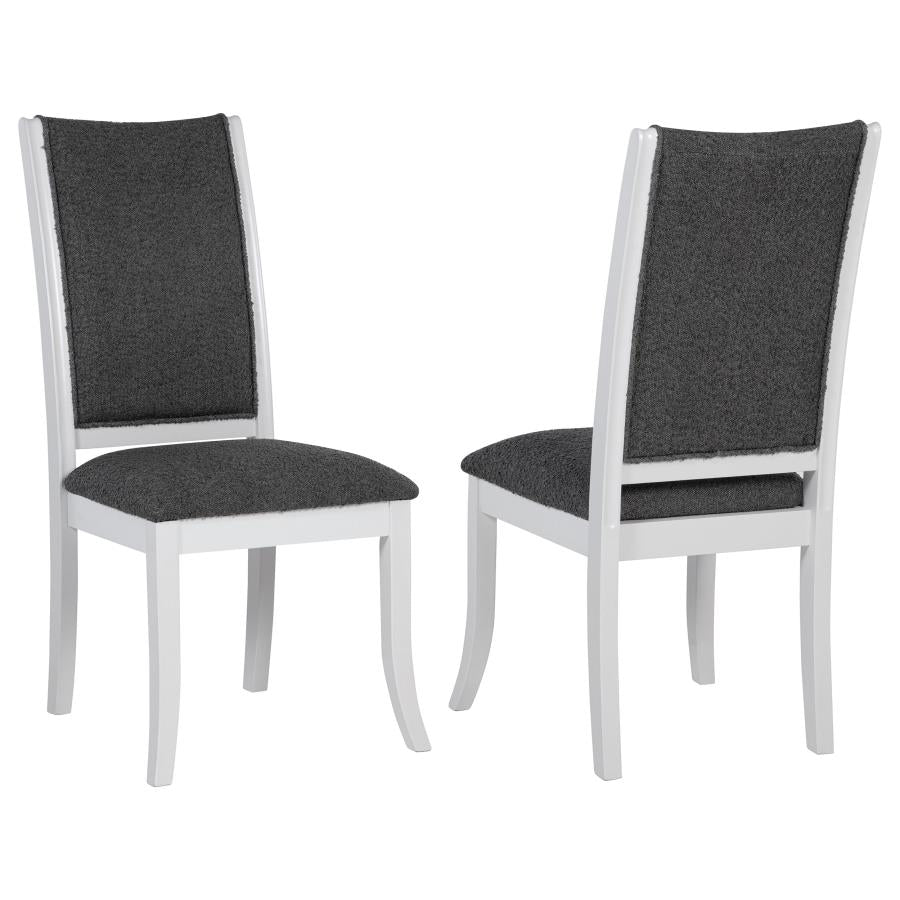 Judd Upholstered Dining Side Chair Pearl White (Set of 2) - 109332
