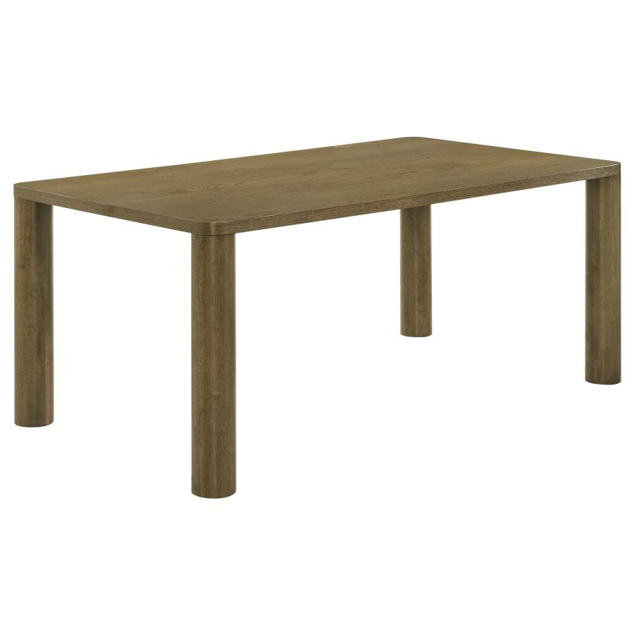 Castlewood 7-piece 71-inch Rectangular Dining Set Brown Oak - 109351-S7