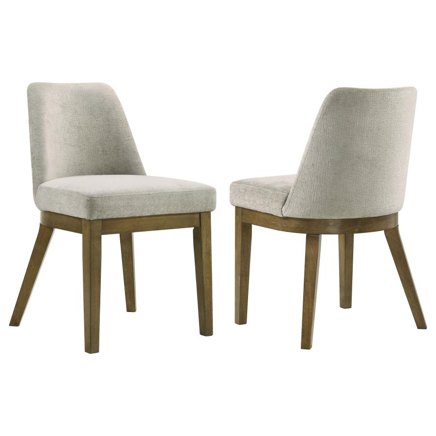 Castlewood Upholstered Side Chair Light Tan (Set of 2) - 109352