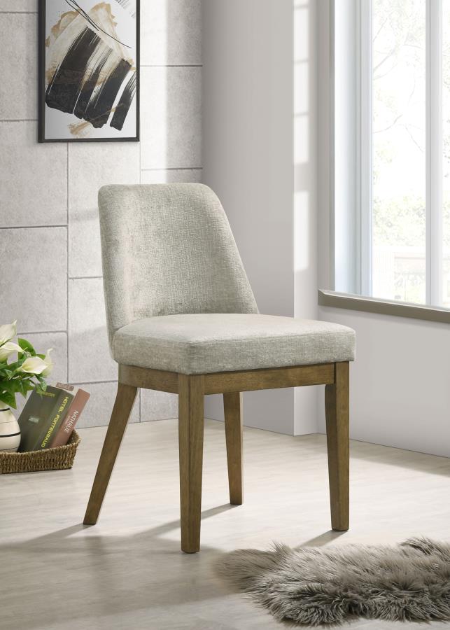 Castlewood Upholstered Side Chair Light Tan (Set of 2) - 109352