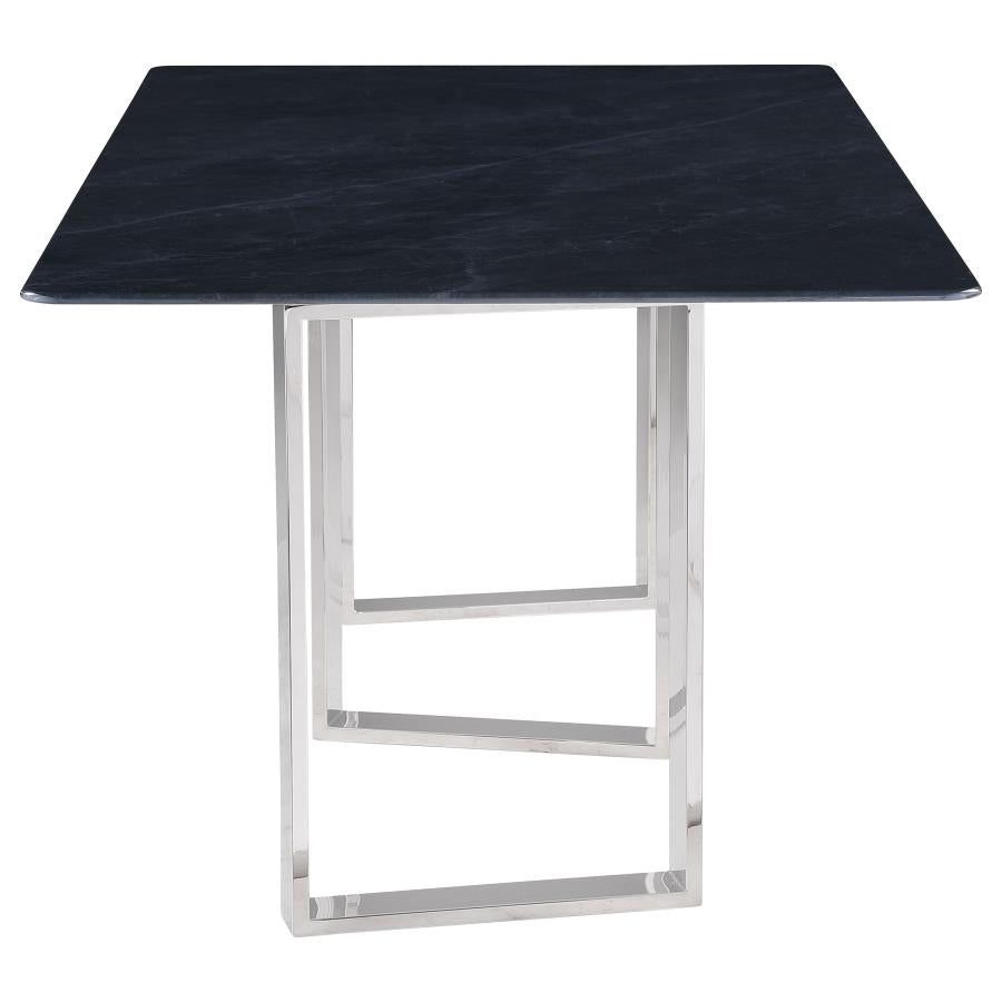 Desden 79-inch Rectangular Sintered Stone Dining Table Grey - 109361