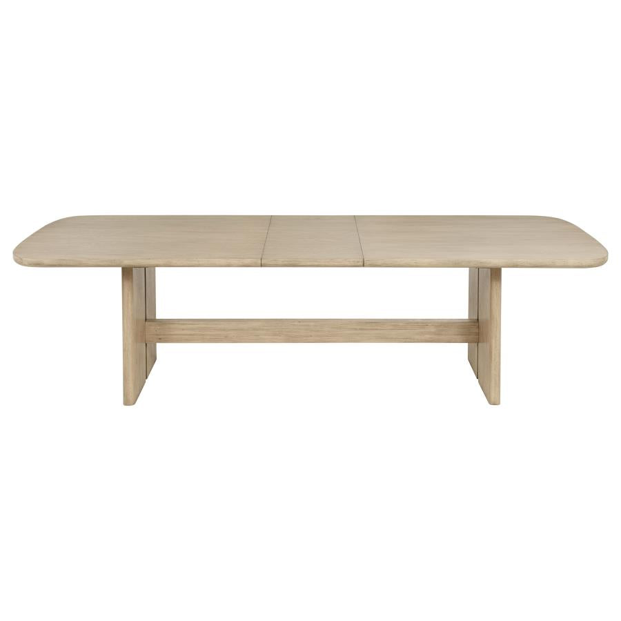 Kailani 7-piece Rectangular Wood Dining Table Set Beige Oak - 109381-S7