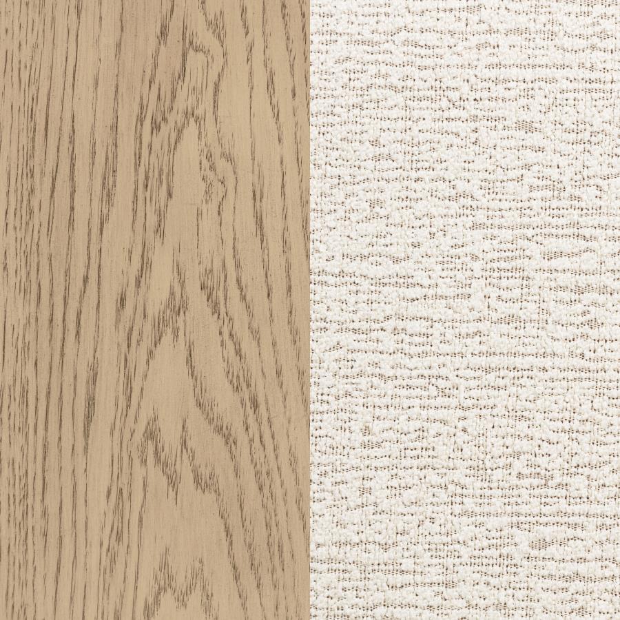 Kailani Rattan Cane Dining Side Chair Beige Oak (Set of 2) - 109382