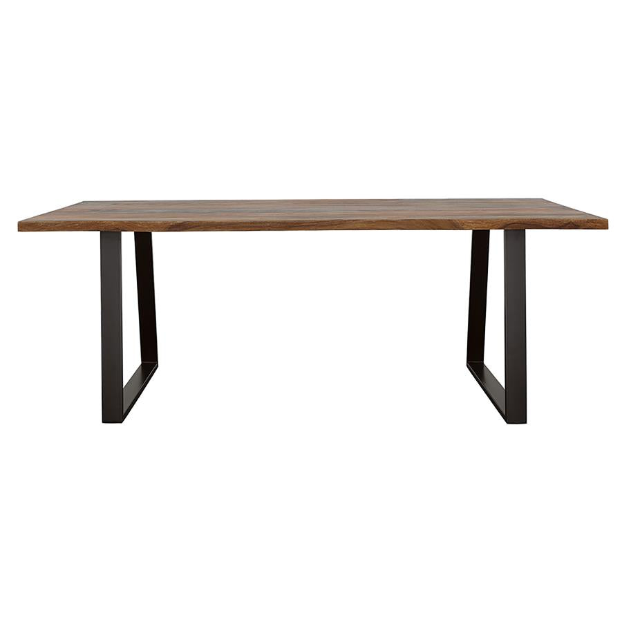 Ditman 80-inch Live Edge Dining Table Grey Sheesham - 110181