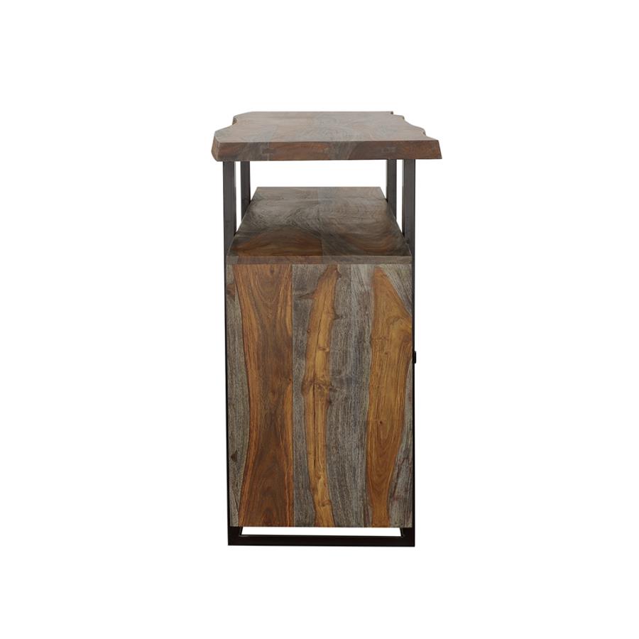 Ditman 4-door Solid Wood Sideboard Buffet Grey Sheesham - 110185
