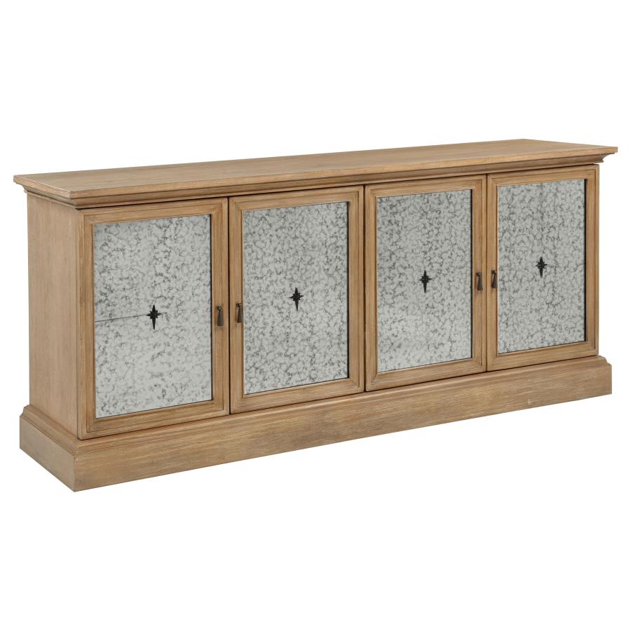 Brockway 4-door Dining Sideboard Buffet Cabinet Barley Brown - 110295