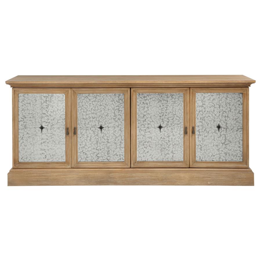 Brockway 4-door Dining Sideboard Buffet Cabinet Barley Brown - 110295