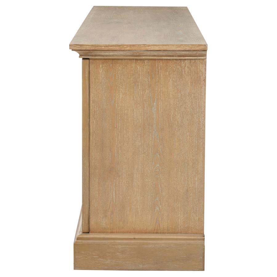 Brockway 4-door Dining Sideboard Buffet Cabinet Barley Brown - 110295