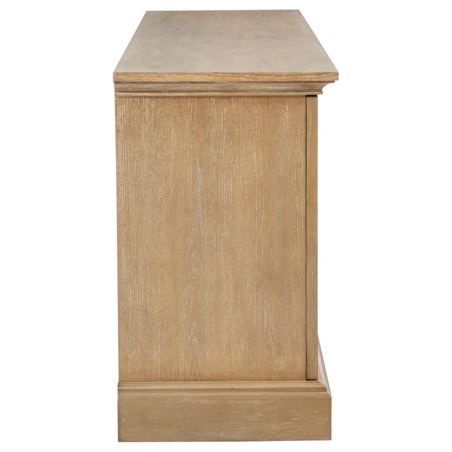 Brockway 4-door Dining Sideboard Buffet Cabinet Barley Brown - 110295