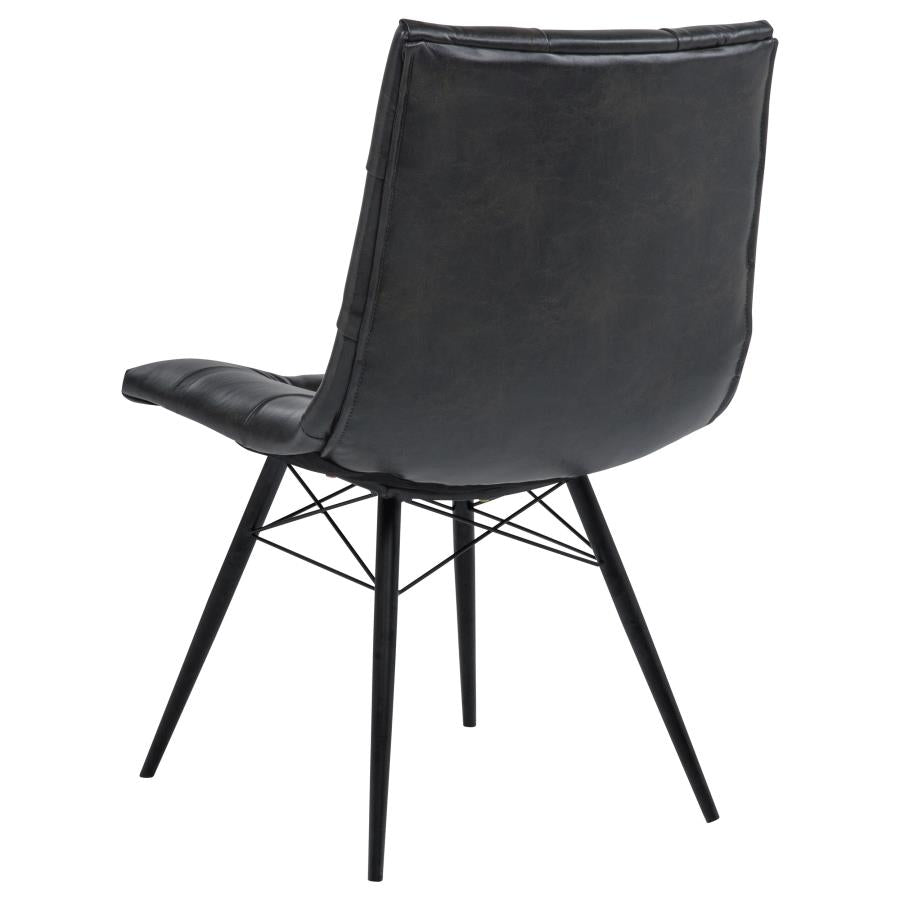 Aiken Upholstered Dining Side Chair Charcoal (Set of 4) - 110302