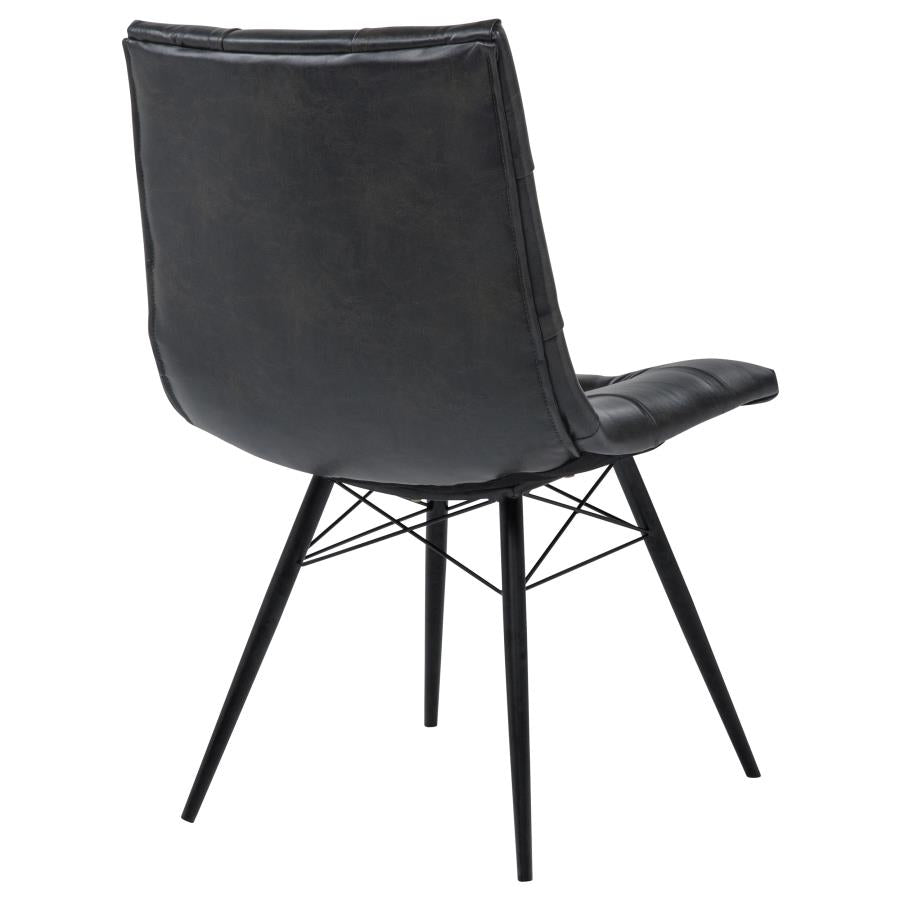 Aiken Upholstered Dining Side Chair Charcoal (Set of 4) - 110302