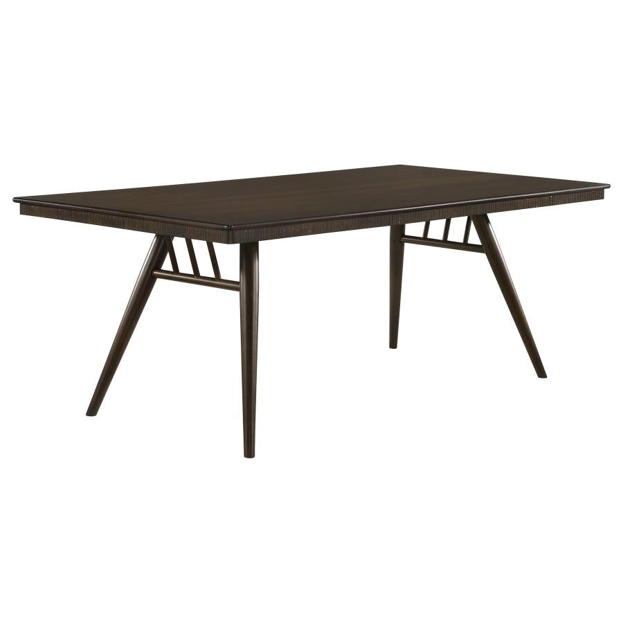 Wes 5-piece Rectangular Dining Table Set Dark Walnut - 115271-S5