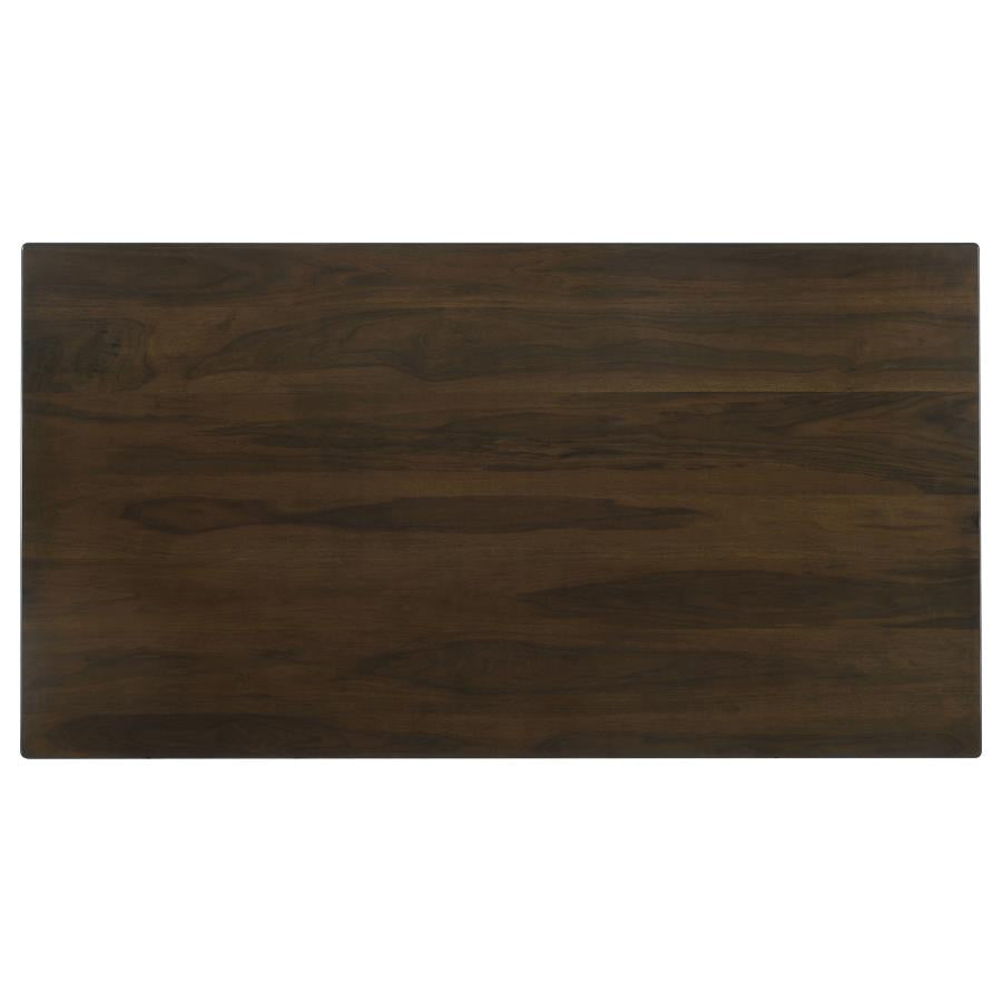 Wes Rectangular 80-inch Wood Dining Table Dark Walnut - 115271