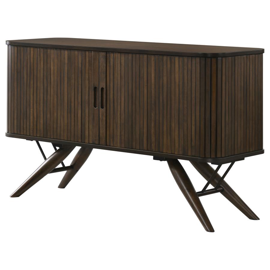 Wes 2-door Sideboard Buffet Storage Cabinet Dark Walnut - 115275