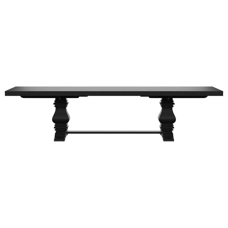 Florence 7-piece 126-inch Extension Dining Table Set Grey - 115531-S7G