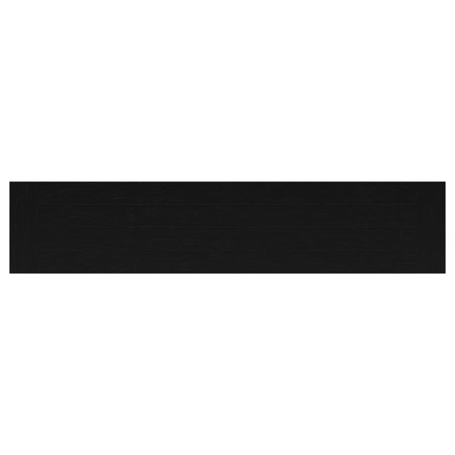 Florence 4-door Dining Sideboard Buffet Distressed Black - 115535